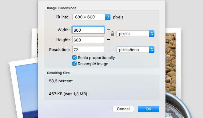 Resize images on Mac NinjaUnits Blog